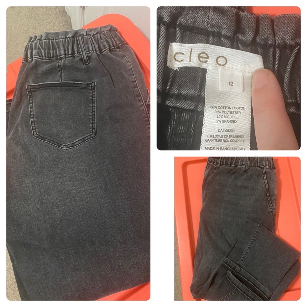 Cleo paper bag waist jeans